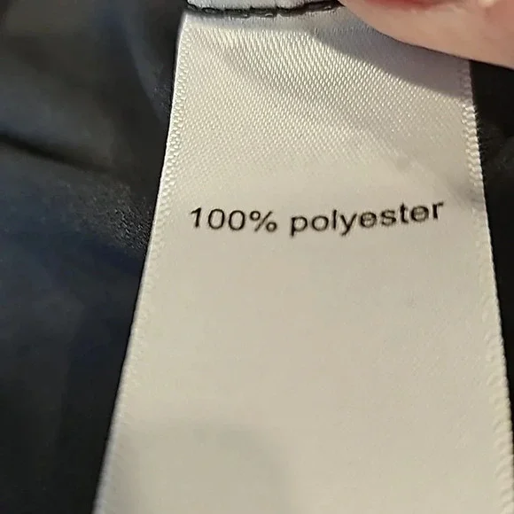 Maurices Black Floral Blouse with Cross wrap style - Picture 4 of 5